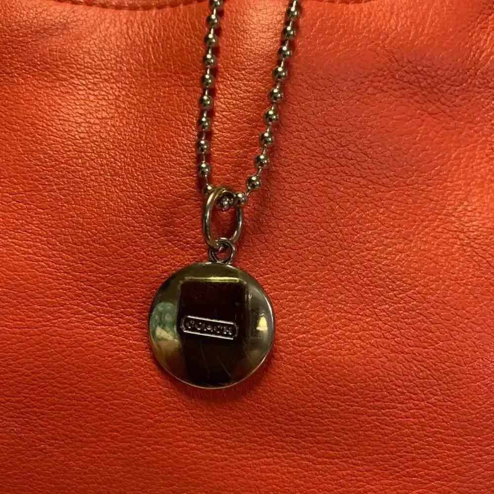 COACH Est. 1941 Silver Metal 7/8